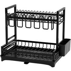 Neo 2 Tier with Drip Tray & Drainage Spout Dish Drainer 43cm