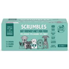 Scrumbles Meat and Fish Wet Dog Food Selection 395g 6-pack