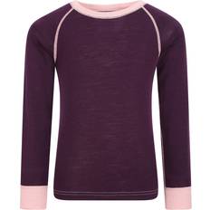 Round Base Layer Mountain warehouse Merino II Round Neck Base Layer Top - Berry
