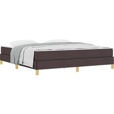 vidaXL Box Spring Seng Brun 180 x 200 cm Kontinentalseng