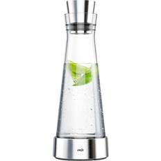 Munblåsta Vattenkaraffer EMSA Flow Slim Silver Water Carafe 1L