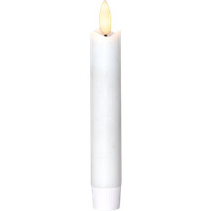 Star Trading Dinner Flamme White LED Candle 15cm 2pcs