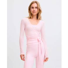 Pink Trøjer JJXX JXLuna Wrap Bluse Bluse Pink Boot - Lyserød