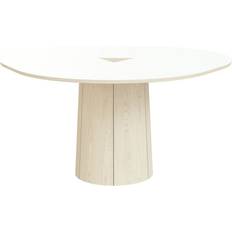 Skovby laminat spisebord hvid Skovby SM33 rundt hvidolieret Spisebord 149cm