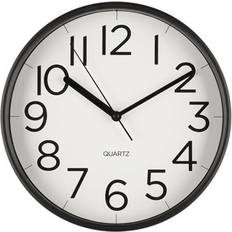 Med lock Klockor 4LIVING Tiempo 30 cm Mekanism Svart Väggklocka 76.2cm