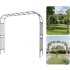 VEVOR Metal Garden Arch 94.5x126x15.8 In Trellis Arbor