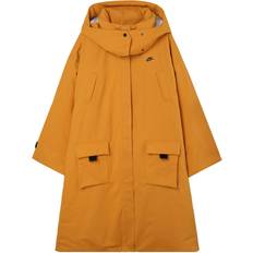 Nike Coats Nike Casual Logo Solid Long Hooded Cotton Coat - Light Curry Yellow