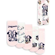 Polka Dots Children's Clothing Disney Calf Socks Set of 5 - Pink