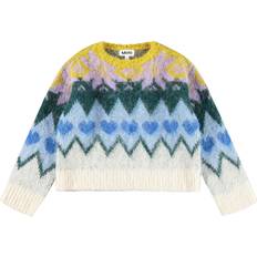 Molo Piger Striktrøjer Molo Glenda Strikket Sweater Grande Nordic - Blå