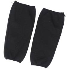 Bruna Arm- & Benvärmare Winter Knee Warmers Zipper Thicken Soft Velvet Lining Leg Sleeves - Brown Velvet