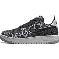 Nike Air Force 1 Low Crater Flyknit - Black White Melange