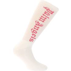 Palm Angels Unisex Underwear Palm Angels Unisex Adult Classic Logo Socks - White/Pink