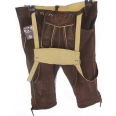 Brun Jakkesæt Ægte Lederhosen - Brun