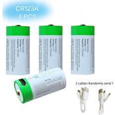 Temu Cr123a Lithium Ion Rechargeable Battery