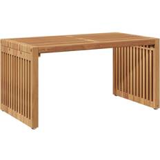 Teak Outdoor Side Tables Norden Home Garden Manual Brown 90 x 50 x 36 cm Outdoor Side Table
