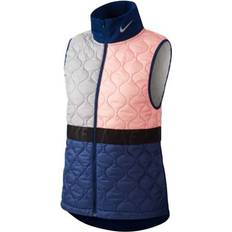 Nike Bomull Västar Nike Sport Training Color Block Knit Stand Cotton Vest - BV3870