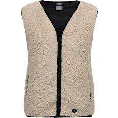 Trespass Women Vests Trespass Womens Ladies Roslin Fleece Gilet - Ivory