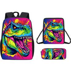 Leopard School Bags PlayMc New Style Cartoon Dinosaur Backpack - High Value