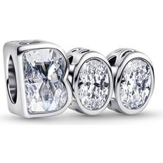 Crystal Charms & Pendants Pandora BOO Glow-in-The-Dark Charm - Silver