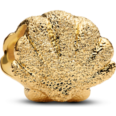 Pandora Guld Berlocker & Hängen Pandora Mini Snäcka Glittrande Berlock Guld