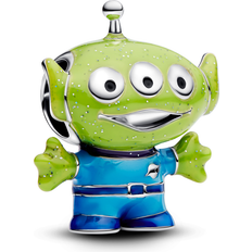 Story charms Pandora Pixar Toy Story Alien Charm - Enamel/Sterling Silver/Green