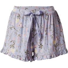 Lilla Pyjamasser Hunkemöller Jerseyshorts Med Flæse - Lilla