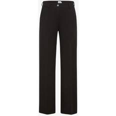 Brax Dame Bukser Brax Elegante Bukser Med Presset Fold - Sort