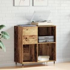 Brown - Oaks Storage Cabinets Berkfield Home Artisan Oak Record 84.5x38x89 cm Storage Cabinet