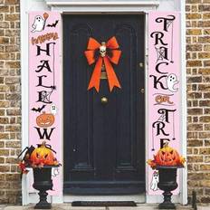 Shein Halloween Decoration Outdoor Banner Pink