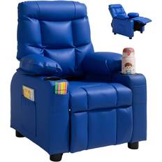 Kids Pu Leather Toddler Reclining Chair