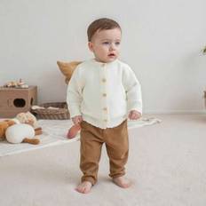 Green Cardigans Children's Clothing Shein Toddler Baby Cardigan Long Sleeve Button Sweater Coat - Winter