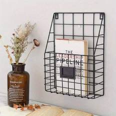 Newspaper Racks Shein Wall-Mounted Metal Magazine 30 x 25 x 10 cm Newspaper Rack
