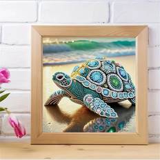 Arts & Crafts Temu Sea Turtle Special Shaped Diamond Painting Kit