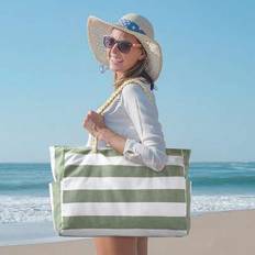 Green Beach Bags Shein Large Waterproof Beach Tote Bag Sandproof Swim Pool - Swim