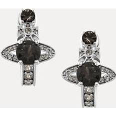 Vivienne Westwood Grey Earrings Vivienne Westwood Maitena Earrings Platinum Grey CZ Women