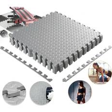 Gym Floor Mats Temu 32pcs Grey Foam Mat 24x24 60x60cm