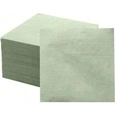 Shein 2-Ply Sage Green Disposable Napkins 10 x 10 Inches