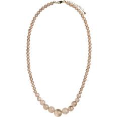Pcmolly Necklace PP Dam Halsband Med Hänge - Beige/Multi