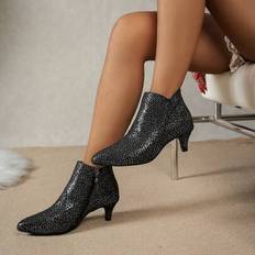 Stiletto Ankle Boots Shein Sexy Pointed Toe Stiletto Heel Ankle Boots - Comfortable
