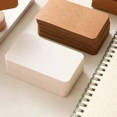 Cards & Invitations on sale Shein 100 Sheets Blank Word Greeting Cards