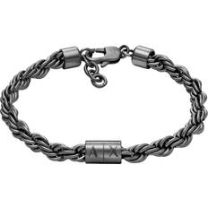 Gunmetal Stainless Steel Chain Bracelet