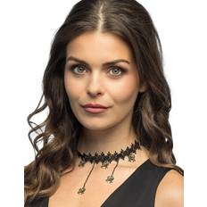 Halsband Choker Med Spindlar - One Size