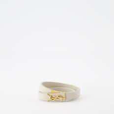 Beige - Men Jewellery Saint Laurent Bracelet Double YSL Beige