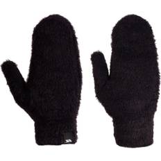 Grey - Women Mittens Trespass Women's Knitted Ski Mitts Lined Seth - Dark Grey