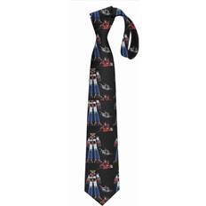 Gold Ties BearLad Men's Tie Printed Skinny Tie Fashion Cool Necktie - Goldorak