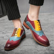 Oxford Temu British Style Colorblock Baroque Vintage Design - Solid Color