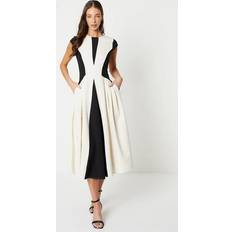 Mono Midi Occasion Dress - Womens