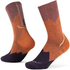 Orange - Skidor Underkläder Buff Merino Lightweight Crew Sock LWC3 - Färg Färg