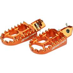 Motorcycle Foot Pegs on sale Evolution Footpegs - Orange