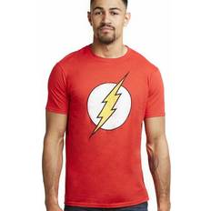 Mens The Flash Distressed T-shirt Red S-xxl